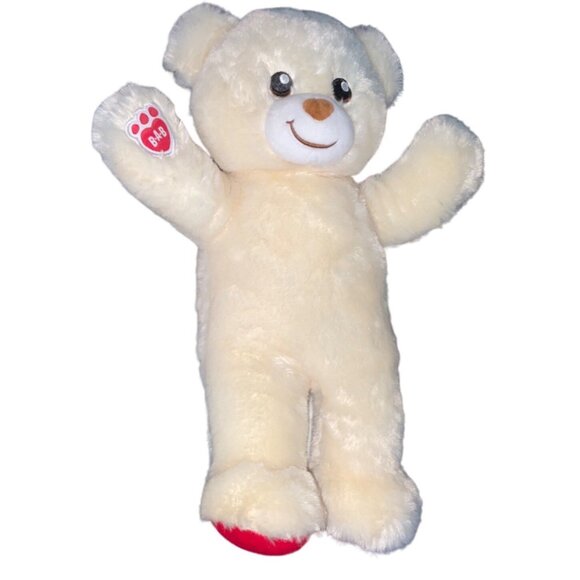 BUILD-A-BEAR WORKSHOP 2019 NATIONAL TEDDY BEAR DAY LIMITED EDITION PLUSH WHITE B - Picture 1 of 6